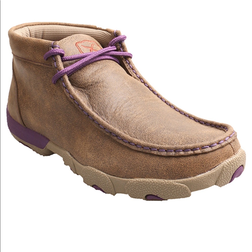 Women’s Purple Twisted X Driving Mocs